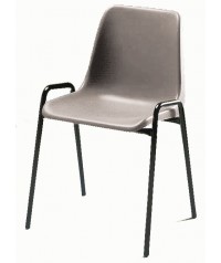 Silla carcasa modelo 140 patas negras 45 cm altura