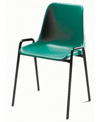 Silla carcasa modelo 140 patas negras 45 cm altura