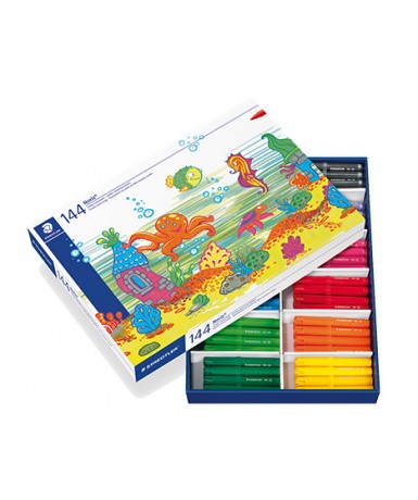 Class pack 144 rotuladores Noris Jumbo punta...