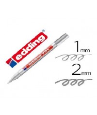 Rotulador edding 751 Plata