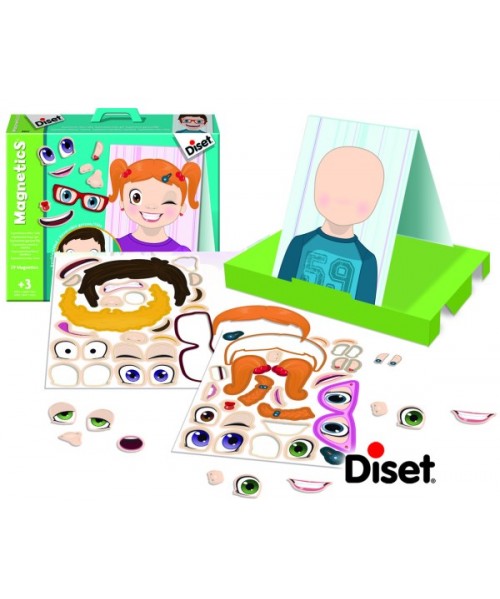 Caras - puzzle magnetico