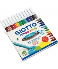 Rotulador Giotto Turbo Maxi 12 colores