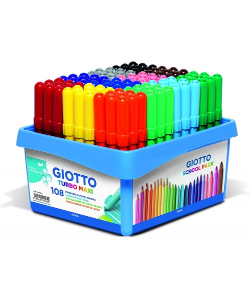 Rotulador Giotto Turbo Maxi 108 unds.