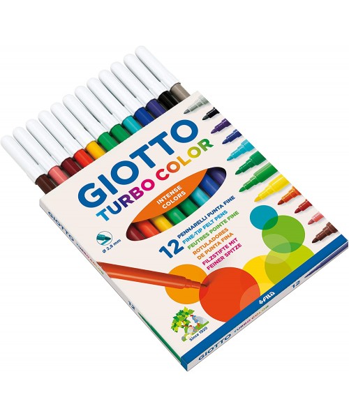 Rotulador fino Giotto Turbo Color - 12 unidades 2