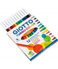 Rotulador fino Giotto Turbo Color - 12 unidades