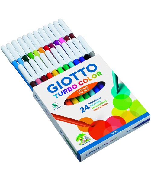 Rotulador fino Giotto Turbo Color - 24 unidades 2