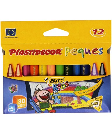 Caja ceras Plastidecor Peques 12 colores