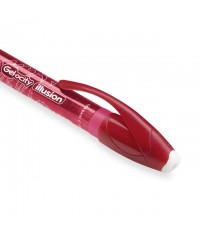 Bolígrafo gelocity illusion borrable Rojo