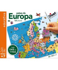 Puzle paises de europa