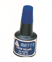 Tinta tampón sellar Azul Marino