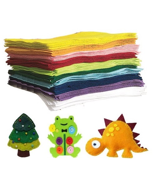 100 Láminas fieltro cuartilla