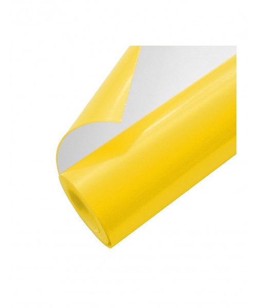 Papel Charol rollo 50cmx2m amarillo 