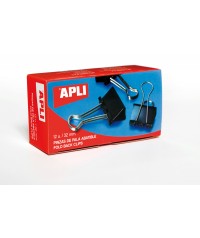 Pinzas abatibles Negras de 32 mm