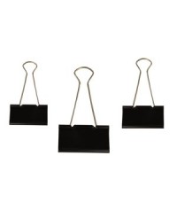 Pinzas abatibles Negras de 51 mm