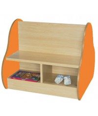 Banco librería doble