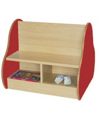 Banco librería doble