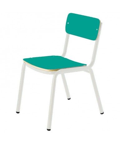 Silla preescolar patas blancas - 26 cm. de alto