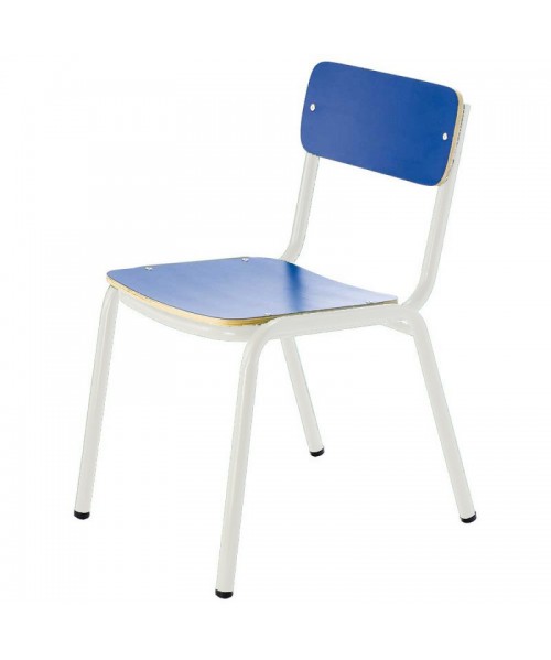 Silla preescolar patas blancas - 32 cm. de alto 2