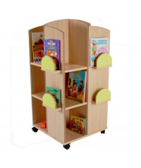 Torre expositor de libros 71x71x119 cm.