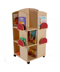 Torre expositor de libros 71x71x119 cm.