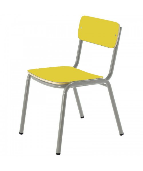 Silla preescolar patas gris texturado - 36 cm. de alto 2