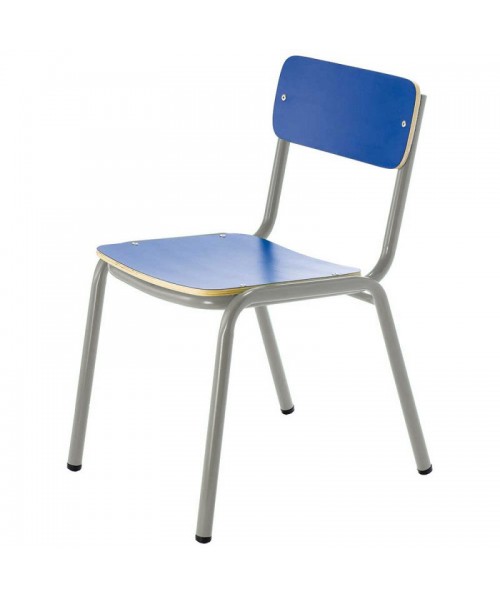 Silla preescolar patas gris texturado - 32 cm. de alto 2