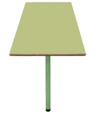 Mesa abatible pared, patas verdes 54 cm. de alto