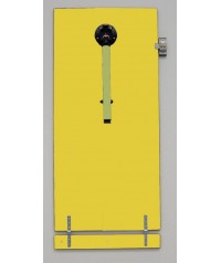 Mesa abatible pared, patas verdes 54 cm. de alto