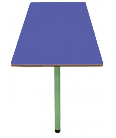 Mesa abatible pared, patas verdes 54 cm. de alto