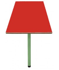 Mesa abatible pared, patas verdes 54 cm. de alto