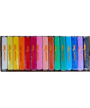 Caja 15 Plastilinas R-72 colores surtidos 350...