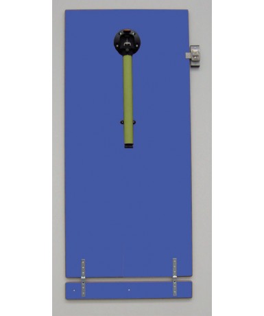 Mesa abatible pared. Patas verdes - 60 cm. de alto