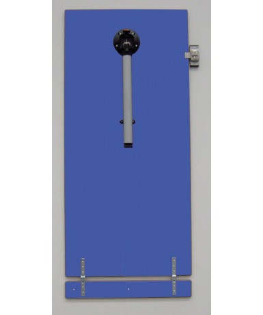 Mesa abatible pared. Patas gris - 60 cm. de alto