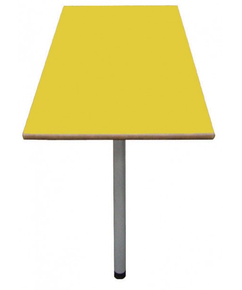 Mesa abatible pared. Patas gris - 54 cm. de alto