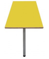 Mesa abatible pared. Patas gris - 54 cm. de alto