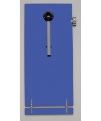 Mesa abatible pared. Patas gris - 54 cm. de alto