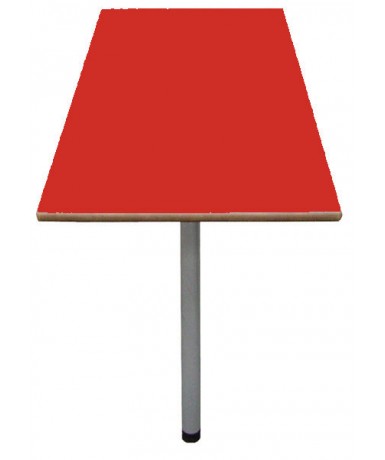 Mesa abatible pared. Patas gris - 54 cm. de alto