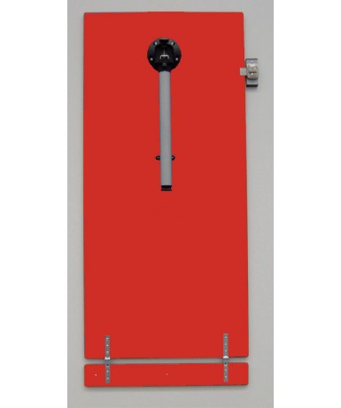 Mesa abatible pared. Patas gris - 54 cm. de alto