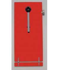 Mesa abatible pared. Patas gris - 54 cm. de alto