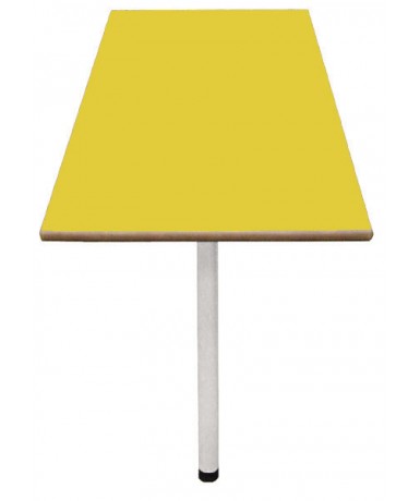 Mesa abatible pared. Patas blancas - 54 cm. de...