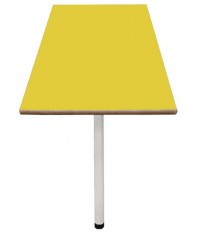 Mesa abatible pared. Patas blancas - 54 cm. de alto