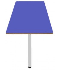 Mesa abatible pared. Patas blancas - 54 cm. de alto