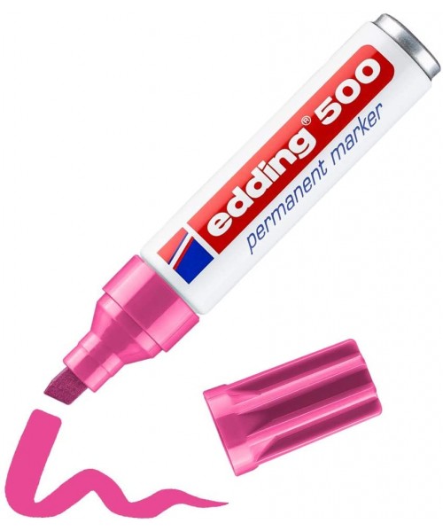 Rotulador edding 500 rosa 2