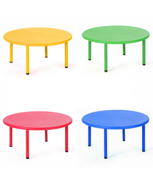 Mesa redonda polipropileno - 46 cm. de alto.