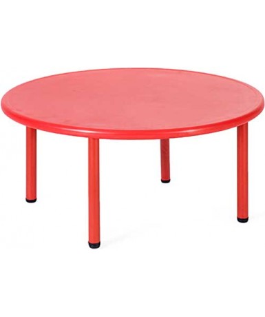 Mesa redonda polipropileno - 46 cm. de alto.