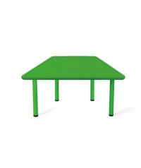 Mesa trapezoidal polipropileno - 46 cm. de alto.