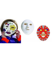 Pack 6 Caretas para decorar 17 cm x 15 cm