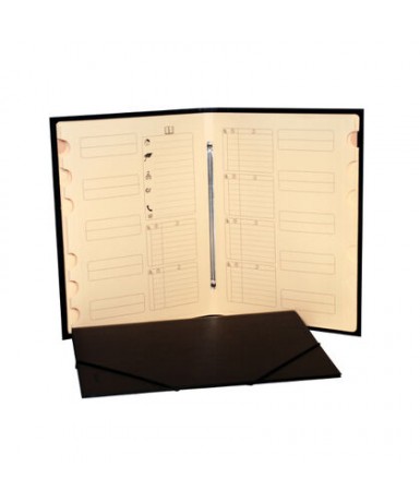 Carpetas clasificadoras Negra