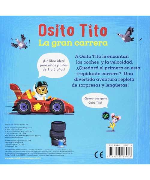 La colección de Libros Osito Tito. La gran carrera 2