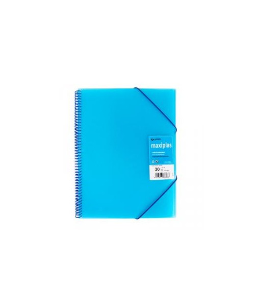 Carpetas fundas maxiplas color Azul
